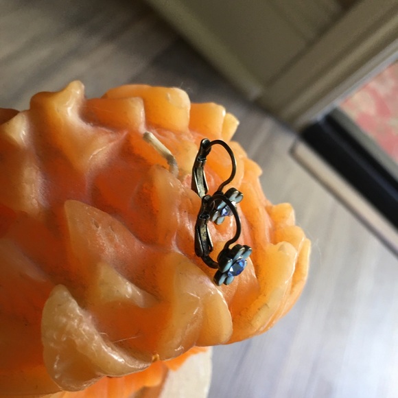 2 for $10 Avon Vintage Brass and Crystal Earrings - Picture 3 of 8